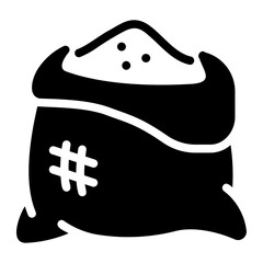 rice bag Solid icon