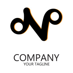 UNIQUE AND SIMPLE LETTER N LOGO TEMPLATE