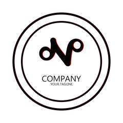 UNIQUE AND SIMPLE LETTER N LOGO TEMPLATE
