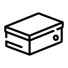 shoe box Line Icon
