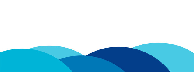 Blue and white business curve banner background	