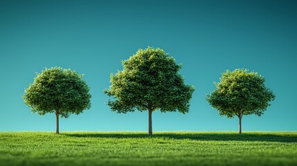 Green Sector Growth with Dividends and Eco-Investment Icons as represents by Trees