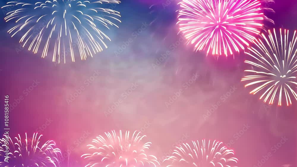 Poster ethereal starry glow background with a soft gradient from pink to blue and delicate sparkling light 