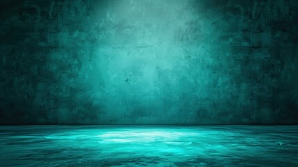 Explore the depths of an empty, dark space adorned with colorful concrete, perfect for modern design inspiration.