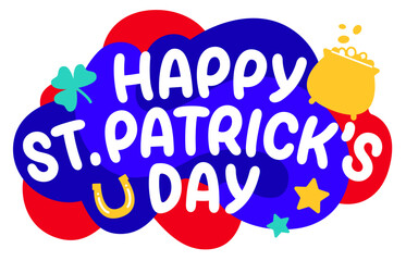 Happy St.Patrick's day lettering