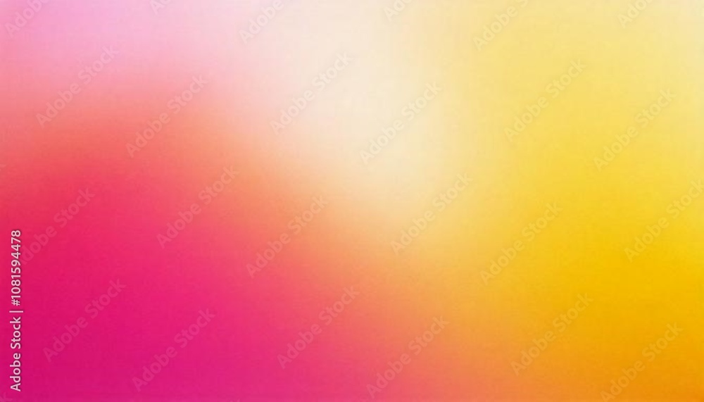 Poster vibrant colors and a smooth gradient create a minimalist, abstract design
