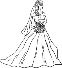 sketch bride