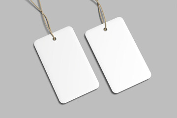 Label Tag Blank Mockup
