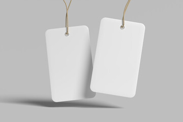 Label Tag Blank Mockup