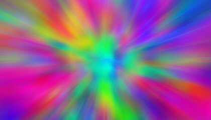 Psychedelic, abstract design with radiant colors expanding outwards in a dynamic pattern