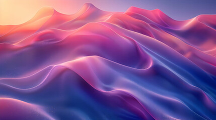 Obraz premium Abstract Background with Wavy Lines and Shimmering Gradient