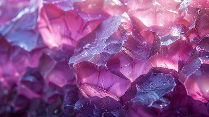 Fototapeta premium Abstract Purple Crystal Background
