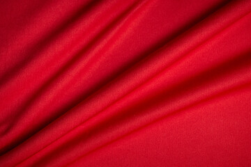 red color abstract for background. silk fabric cloth for wallpaper