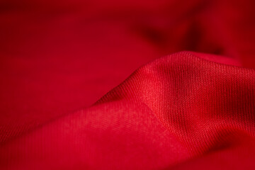 red color abstract for background. silk fabric cloth for wallpaper