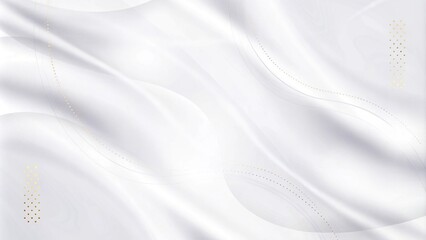 Abstract luxury golden lines curved overlapping on a white background. Template premium award design. Elegant white overlapped brown shade background with line golden elements. 