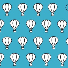 seamless pattern with balloons