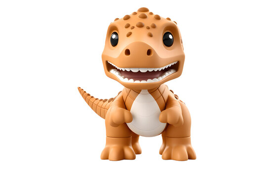recommend clip art: 3D Cartoon Cute Dinosaur Small Isolated On White Background