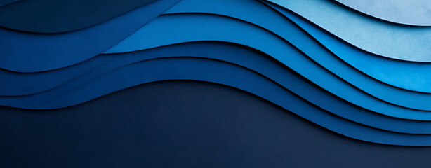 Obraz premium A rich deep blue textured background with a weathered effect. The image features varying shades of navy and electric blue ,dimension. 