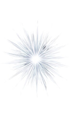 Fototapeta premium “Dazzling Starburst with Spiky Points on Transparent Background” – A PNG of a Bright Light Effect for Celebratory and Decorative Designs