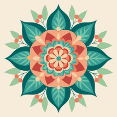 abstract background, Flower Mandala, Pattern Circle Creative Luxury Ornamental Mandala design