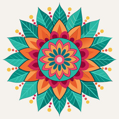 abstract background, Flower Mandala, Pattern Circle Creative Luxury Ornamental Mandala design 