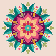 abstract background, Flower Mandala, Pattern Circle Creative Luxury Ornamental Mandala design 