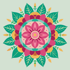 abstract background, Flower Mandala, Pattern Circle Creative Luxury Ornamental Mandala design 