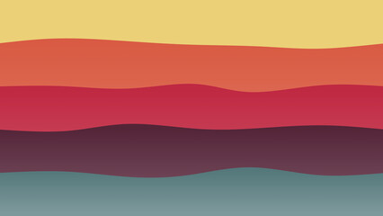 Obraz premium wave-patterned background with a flowing design, gradient colors abstract background