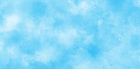 The sky blue texture clouds. Colorful beautiful,  template, greeting card, invitation card, poster template. color turquoise handmade illustration,  beautiful nature in the morning.
