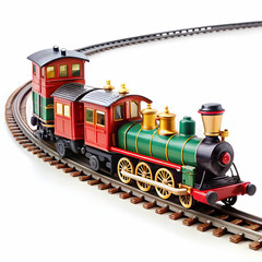 Obraz premium Colorful Plastic Toy on a Clean White Background