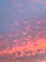 Red sky, sunset time in Finlands archipelago 