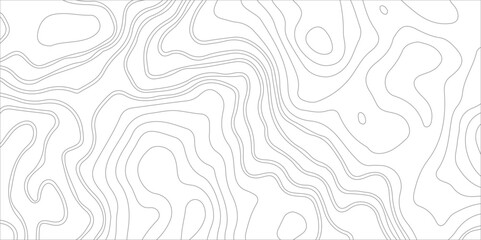 Abstract Topographic Contour Line Pattern in Black and White. Modern design with White background with topographic wavy pattern design.