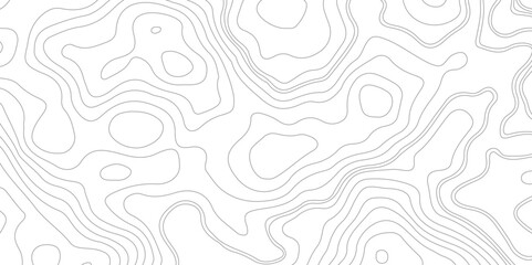 Abstract Topographic Contour Line Pattern in Black and White. Transparent PNG Topographic line map. 