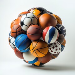Sports Balls Cluster.