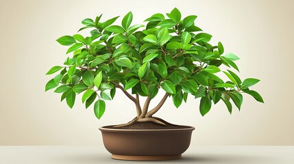 Bonsai Tree - Tranquility and Minimalism