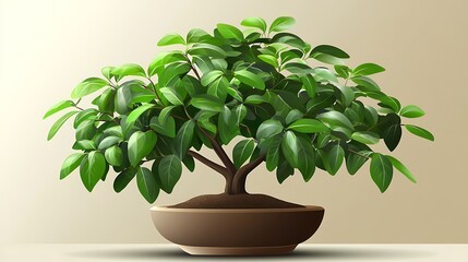 Bonsai Tree - Tranquility and Minimalism
