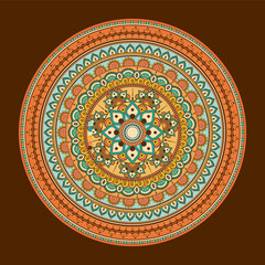 Fototapeta premium Mandala Art Pattern Eps Vector