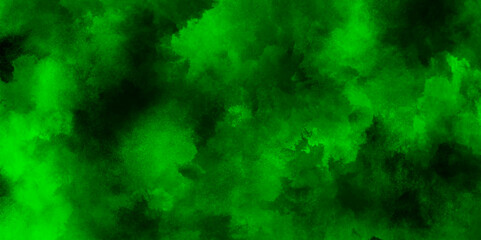 abstract grunge swirling green fog fills the air, Abstract grunge green fog smoke backgroud, green paper parchment banner with distressed vintage grunge texture, Abstract paper Background. 