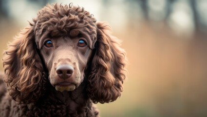 Portrait of a poodle