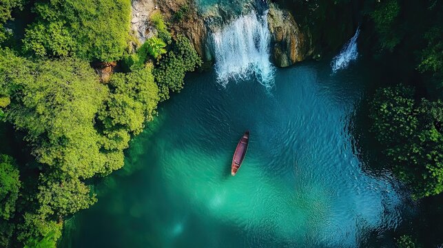 Huai Mae Khamin Waterfall, Kanchanaburi, ThailHuai Mae Khamin Waterfall, Kanchanaburi, Thail