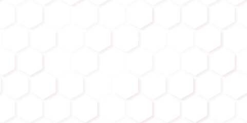 Naklejka premium Abstract. Embossed Hexagon , honeycomb white Background ,light and shadow, Gray, black, white beehive background. Honeycomb, bees hive cells pattern. Bee honey shapes.