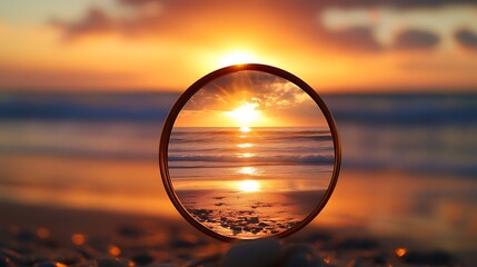 Magnifying the Sunset