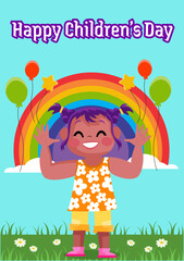 Happy Children's Day card