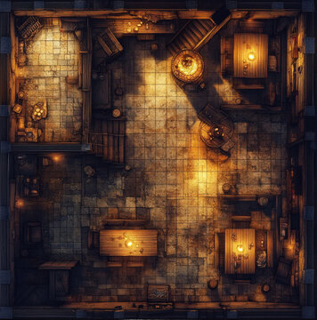 High-end comfortable tavern in the datime. Lots of natural light. Bar on one side. Lots of tables and comfortable chairs. Large fireplace