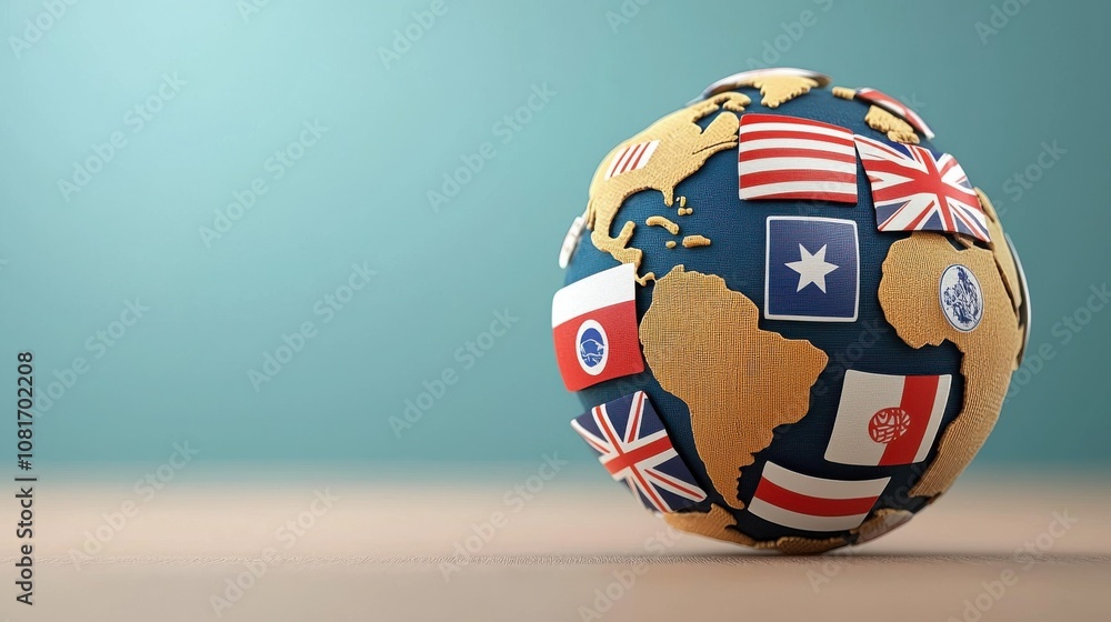 Aufkleber global alliance formation worldwide conceptual design collaborative environment perspective on inter