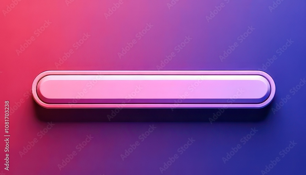Poster search engine with search bar concept. a minimalist, elongated shape set against a gradient backgrou