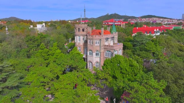Autumn Architecture at Badaguan in Qingdao, China
Beautiful autumn scenery in the Chinese city of Qingdao
Aerial photography of the beautiful autumn scenery in Qingdao