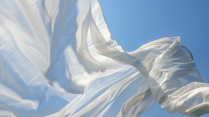 Dancing Fabric in the Wind - a lively and flowing representation of movement. The fabric sways gracefully, creating a sense of freedom and lightness.