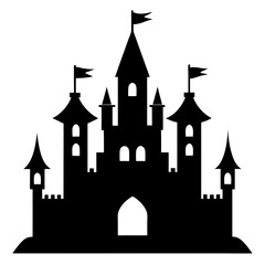 Castle Silhouette vector illustration