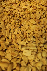 peeled white peanuts whole and halves. Peanut Food Nut Background